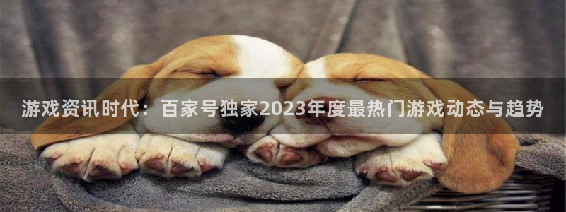 长征娱乐手机网页版登录：游戏资讯时代：百家号独家2023年度
