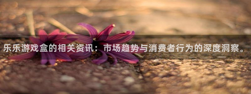 长征娱乐注册网站：乐乐游戏盒的相关资讯：市场趋势与消费者行为